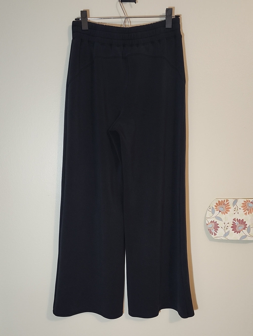 SPANX Black Wide-Leg Pull-On Knit Pants M - Picture 4 of 5